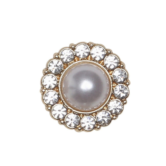 

Perle Knapper m. sten - Gull - Flere Størrelser - Go Handmade
2