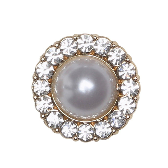 

Perle Knapper m. sten - Gull - Flere Størrelser - Go Handmade
3