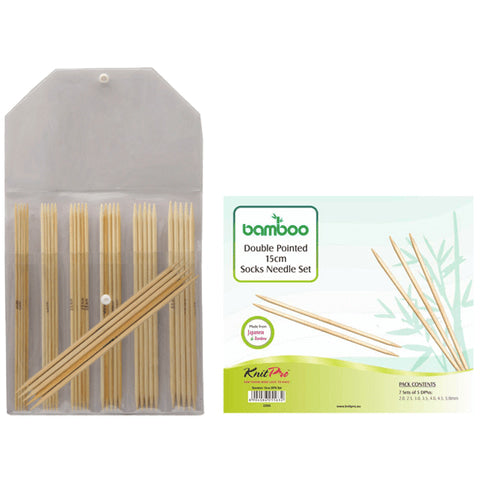 

Bamboo Strømpepinnesett - KnitPro
1