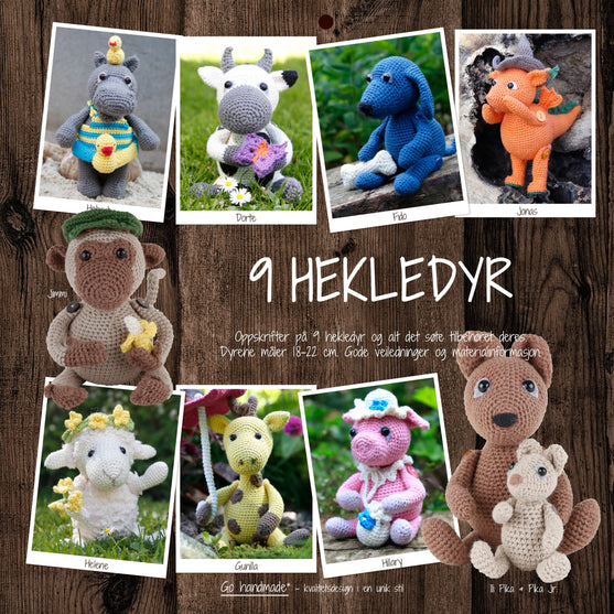 

9 Hekledyr (Amigurumi) - Go Handmade
1