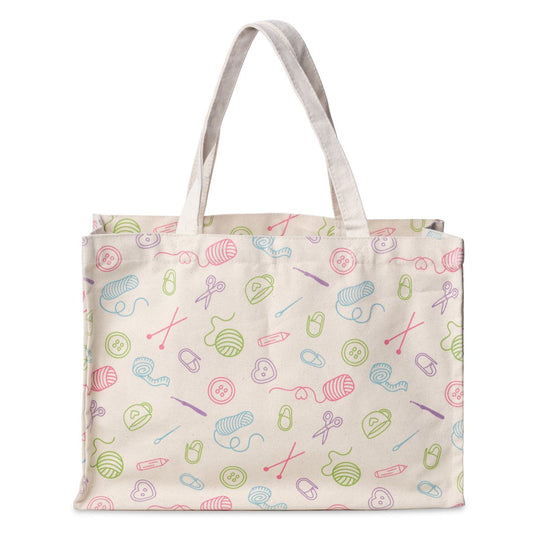 Canvas Shopper m. snørelukning - Hobbii