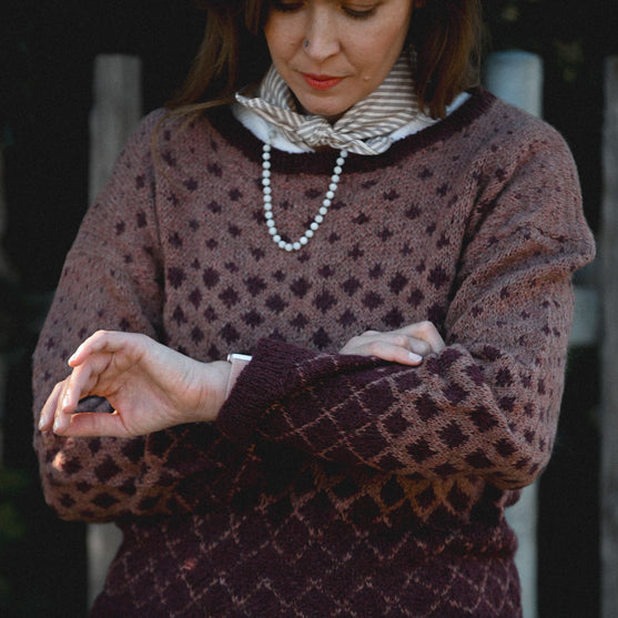 

Maggie Rustic - Genser med mønster
4