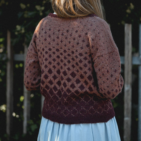 

Maggie Rustic - Sweater with colorwork
5