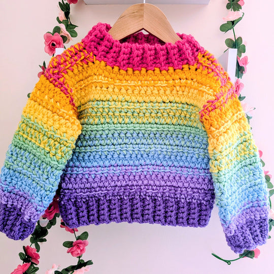 Cosy Rainbow Jumper - Children’s Sweater