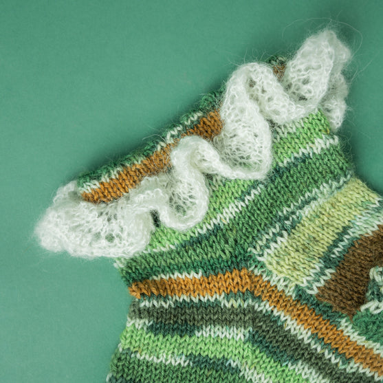 

Frigg - Ankelsokker med volang
3