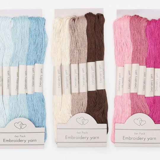 Broderigarn 6-pak - Go Handmade