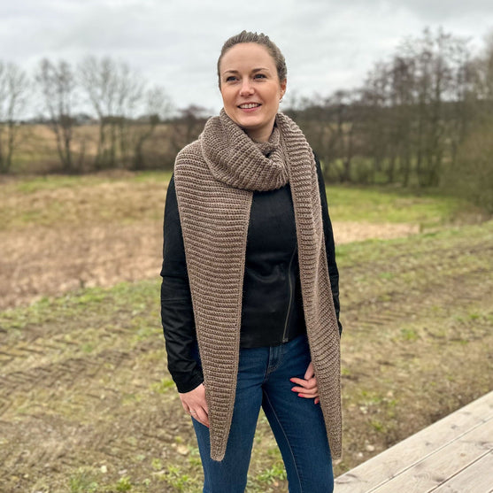 

Simple Big Scarf - Skjerf
1
