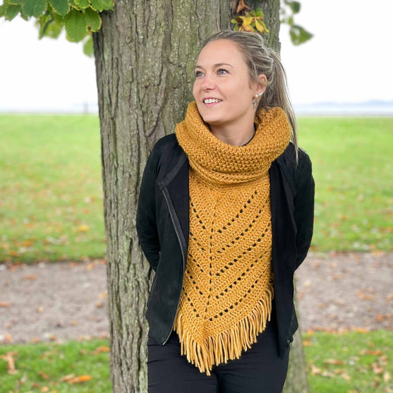 

Diva - Skjerf med krage
1