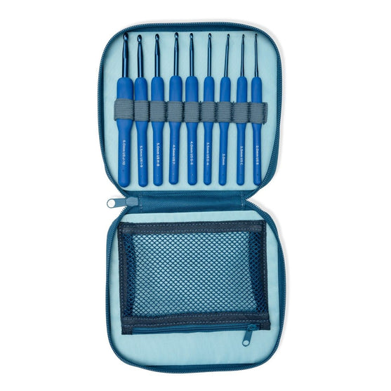 

Cosmo Crochet Hook Set - 9 Sizes - Indigo - Hobbii
2