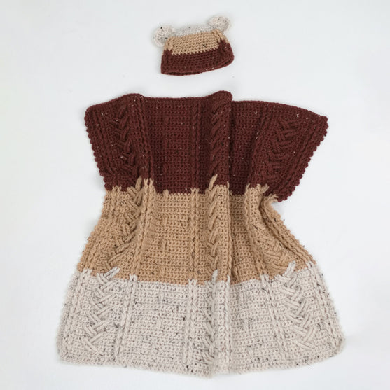 

Happy Bear - Babyteppe og -lue
2