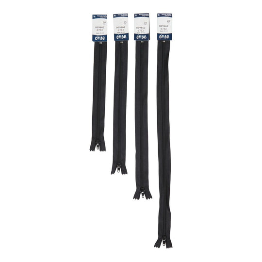 Lynlås Spiral 4 mm - Svart