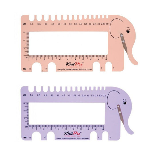 Heklenål- &amp; Strikkepinnemåler - KnitPro