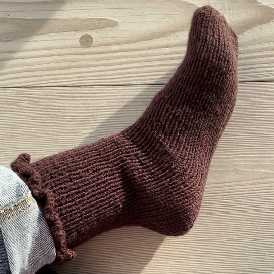 Ultra Easy Ruffle Socks - Sokker