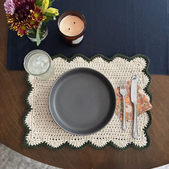 

Scallops - Rektangulær bordbrikke
1