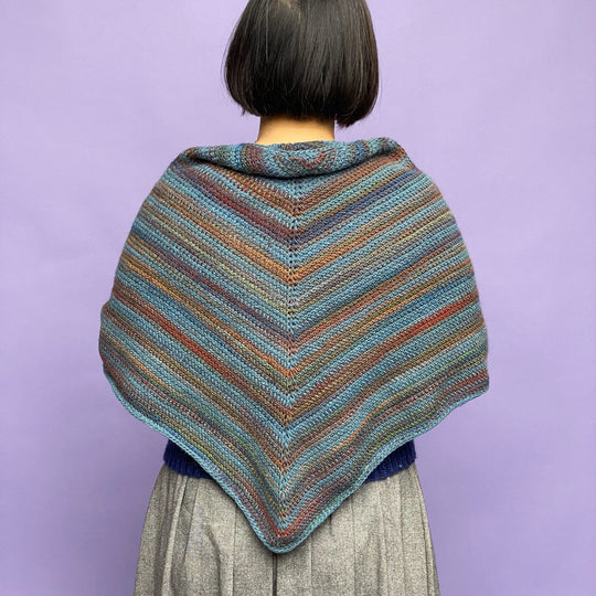 Jasmin - Sjal i tunisisk hekling