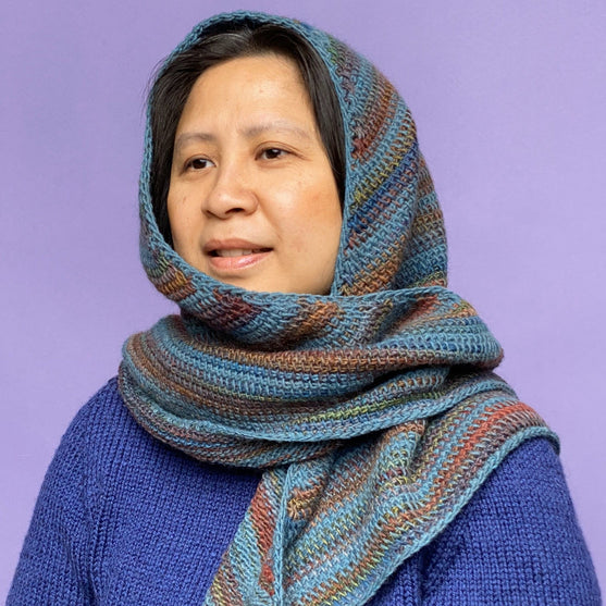 

Jasmin - Sjal i tunisisk hekling
7