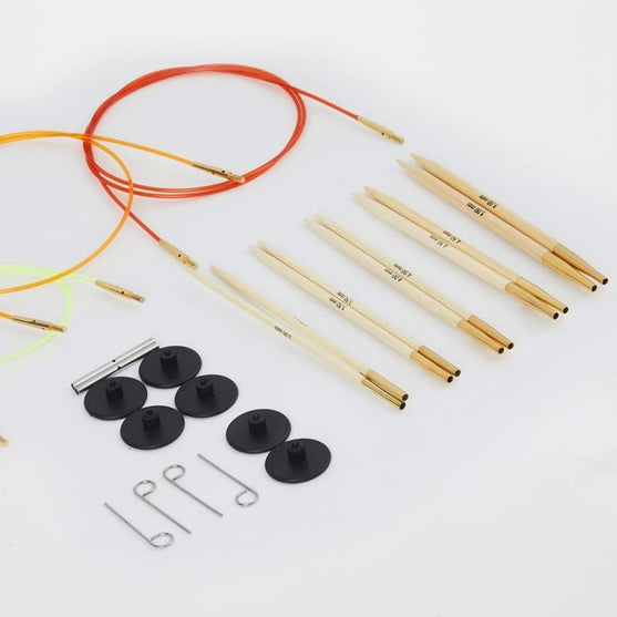 

Bamboo Utskiftbare Rundpinnesett  - Nybegynner - KnitPro
4