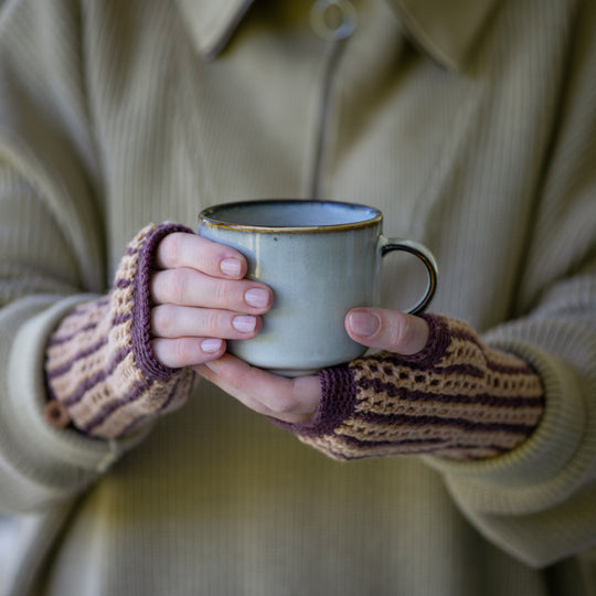 2. søndag i advent - Hekling - Kaleidoskope - Fingerløse votter
