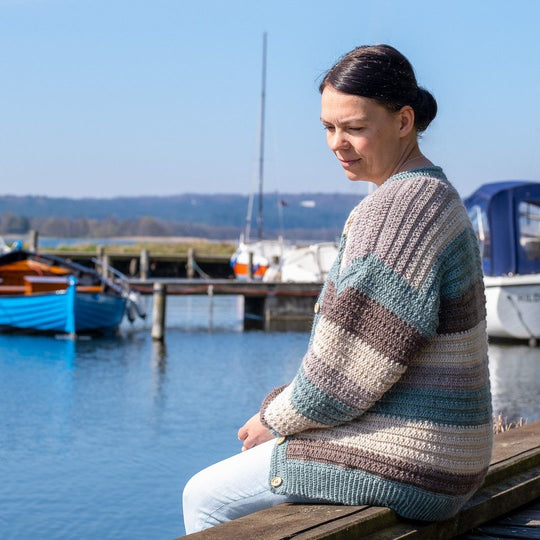 Comfy Stripie Cardi - Cardigan