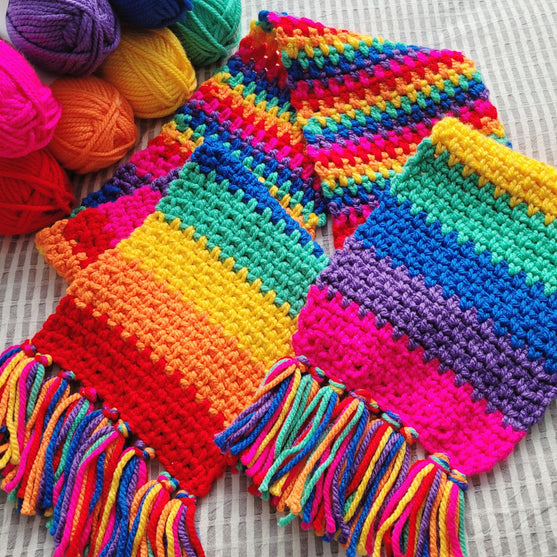 

Chunky Rainbow - Skjerf
2