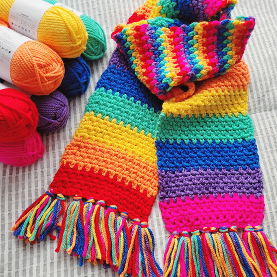 

Chunky Rainbow - Skjerf
1
