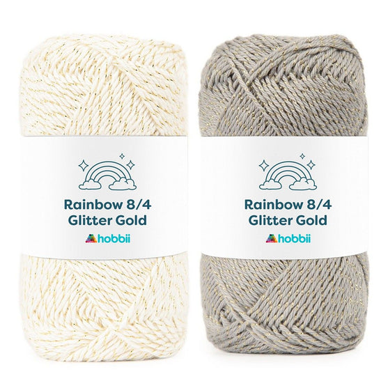 

Rainbow 8/4 Glitter Gold - Hobbii
1