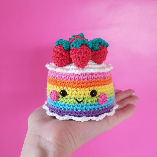 Kawaii Regnbue - Kake