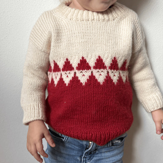 Easy Santa Sweater Junior - Genser