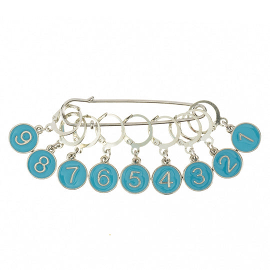 Maskemarkører med tall og sjalsnål - Hobbii