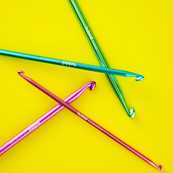 

Alu Dobbel Tunesisk Heklenålsett - 14 cm - Hobbii
8