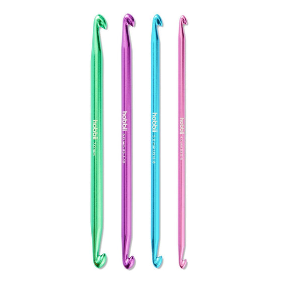 

Alu Dobbel Tunesisk Heklenålsett - 14 cm - Hobbii
1